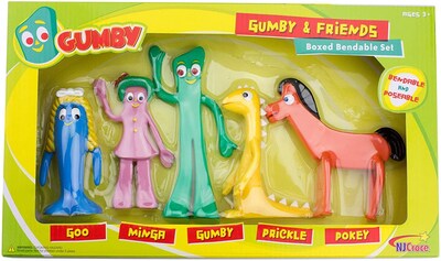 Foto 1 | Set Coleccionable Nj Croce The Original Gumby And Friends - Venta Internacional