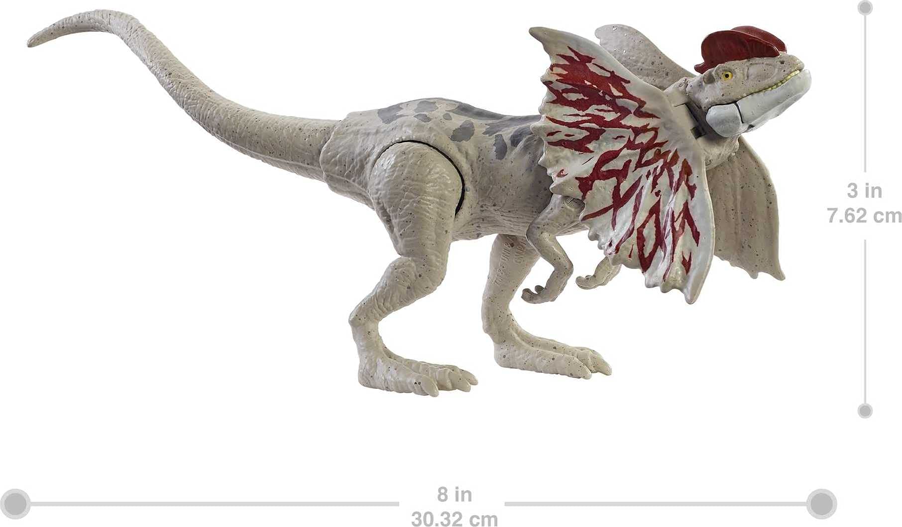 Foto 5 pulgar | Figura de Acción Jurassic World Fierce Force Dilophosaurus - Venta Internacional
