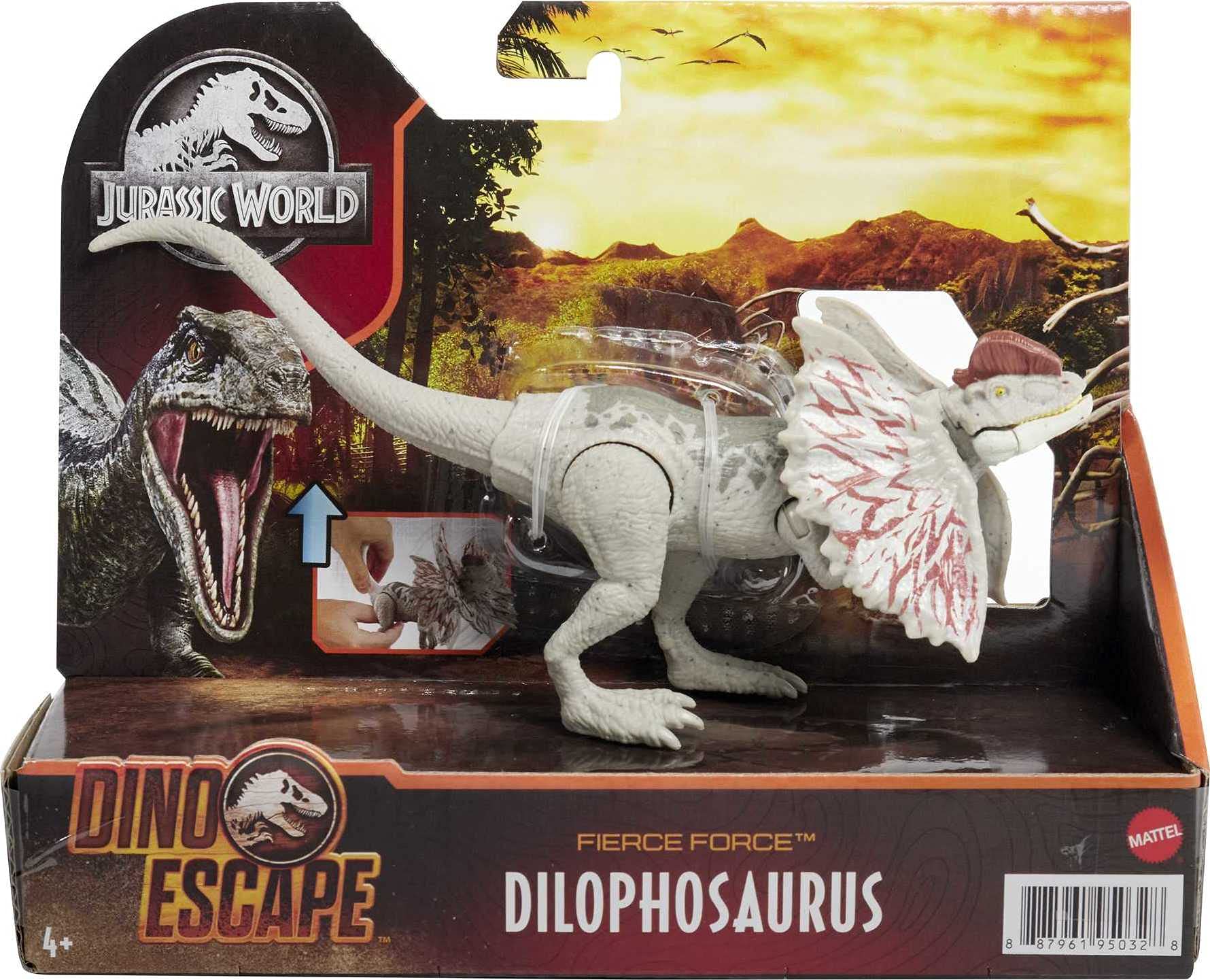 Foto 7 pulgar | Figura de Acción Jurassic World Fierce Force Dilophosaurus - Venta Internacional