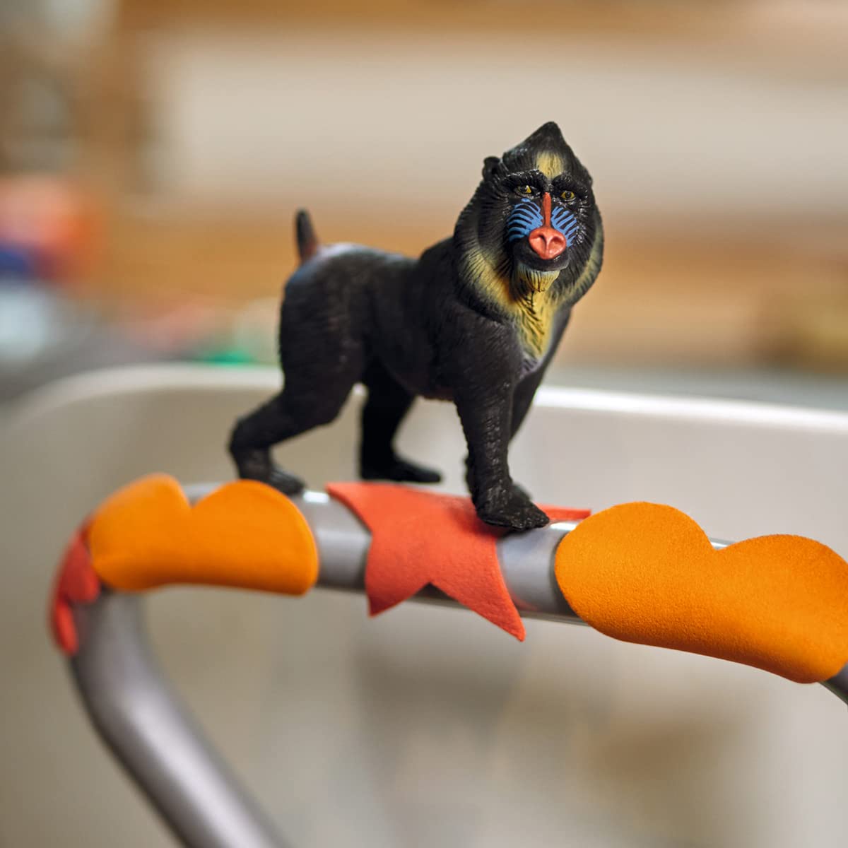 Foto 3 pulgar | Figura Schleich Wild Life Realistic Mandrill Monkey Kids 3+ - Venta Internacional