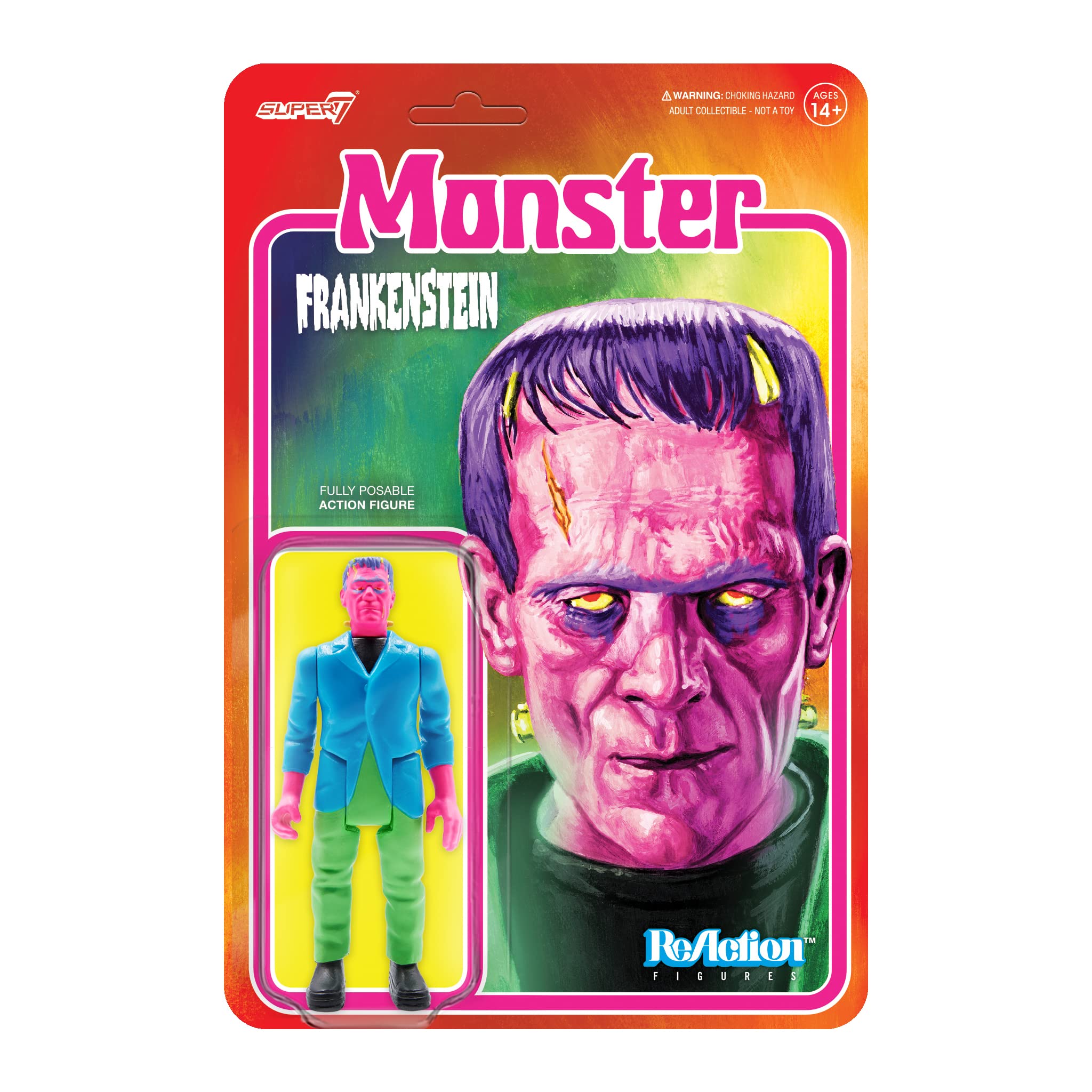 Figura de Acción Super7 Universal Monsters Frankenstein 9,5 cm - Venta Internacional