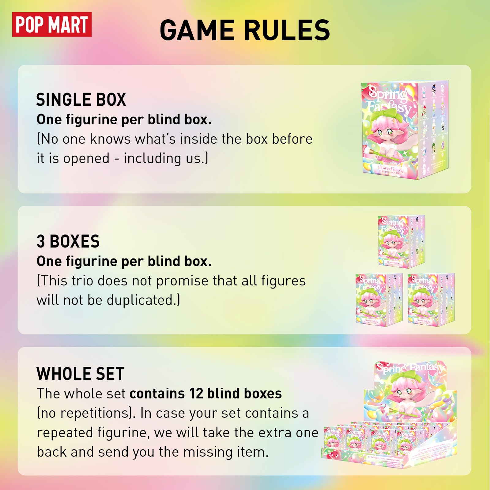 Foto 2 | Figura Blind Box Pop Mart Azura Spring Fantasy 1 Pieza al Azar - Venta Internacional