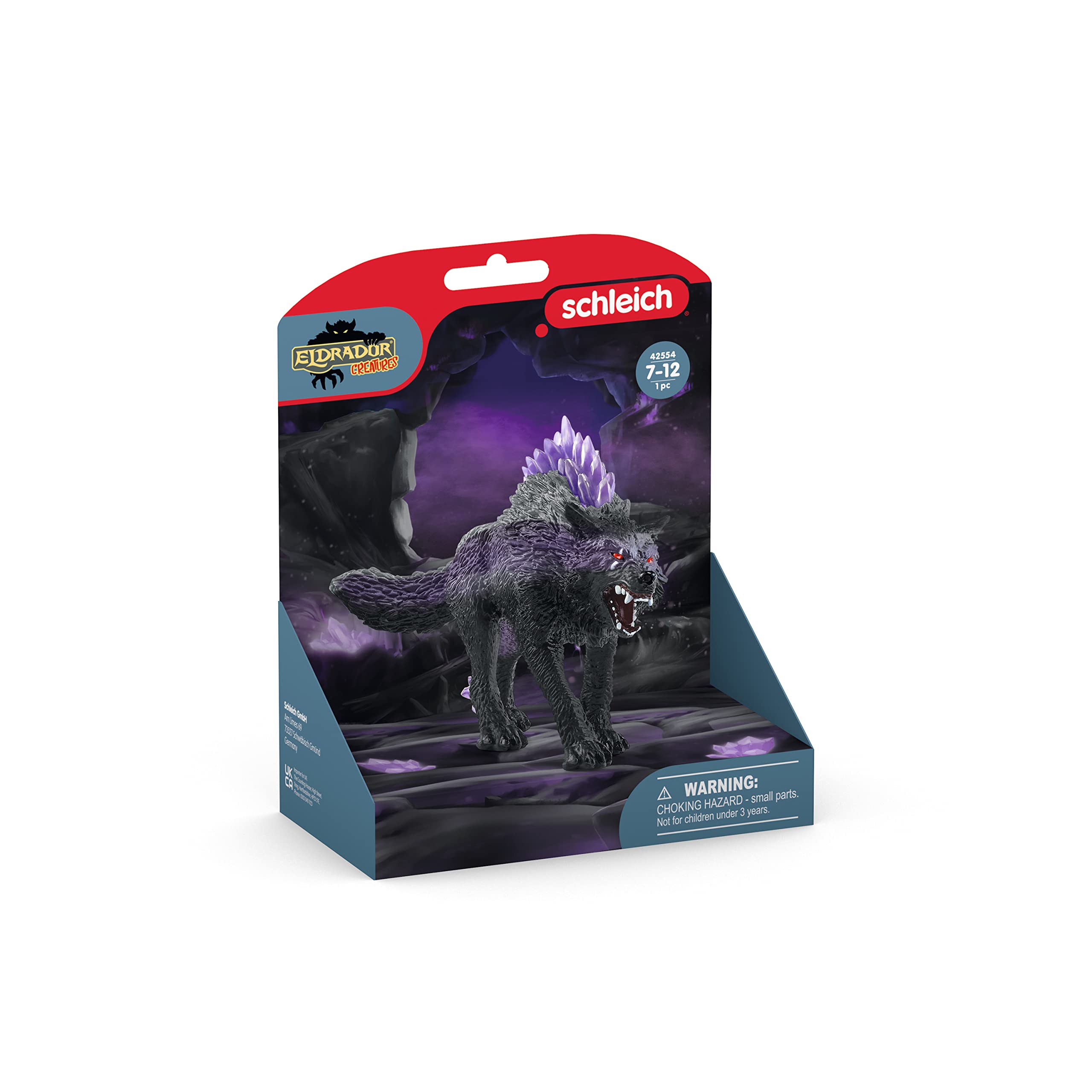 Foto 8 pulgar | Figura Schleich Eldrador Creatures Shadow Wolf - Venta Internacional