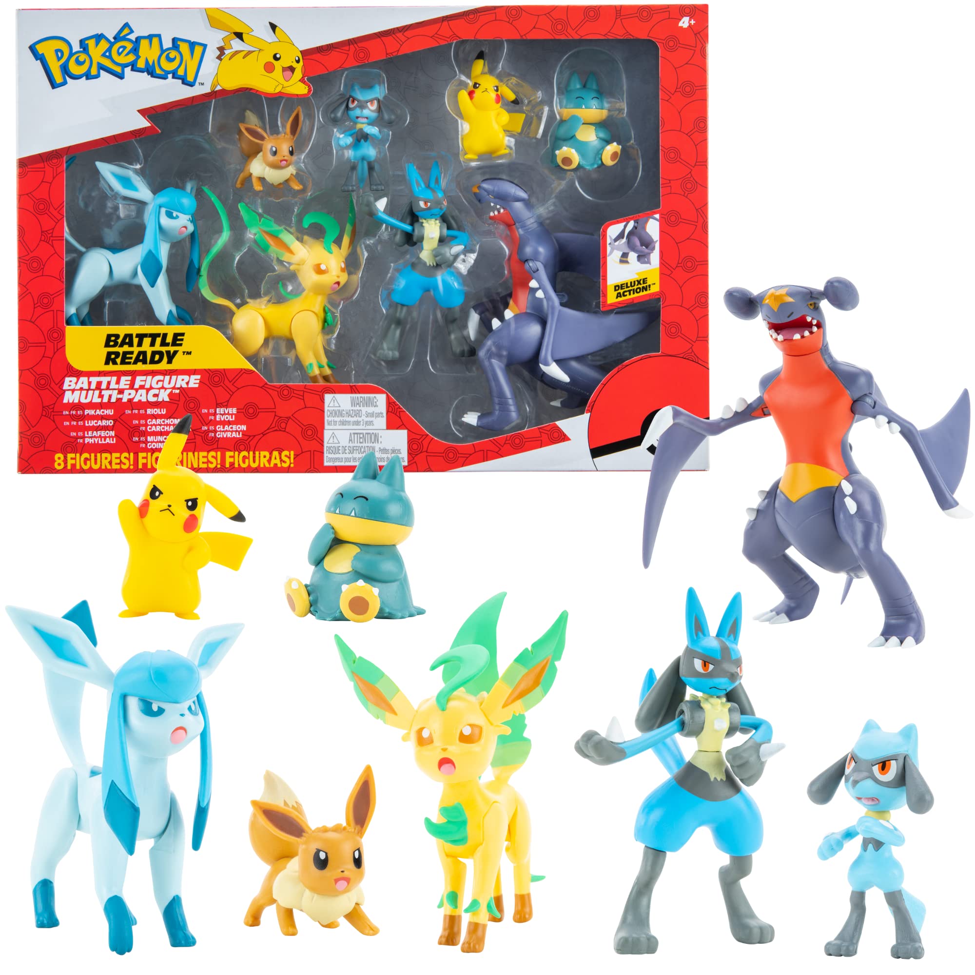 Foto 2 pulgar | Figuras Pokémon de 8 Piezas-Venta Internacional