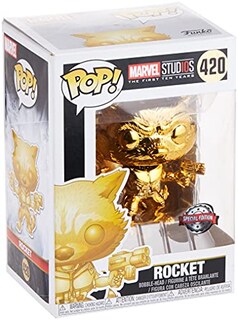 Foto 2 | Funko Pop! Marvel Studios 10º Aniversario Rocket - Venta Internacional