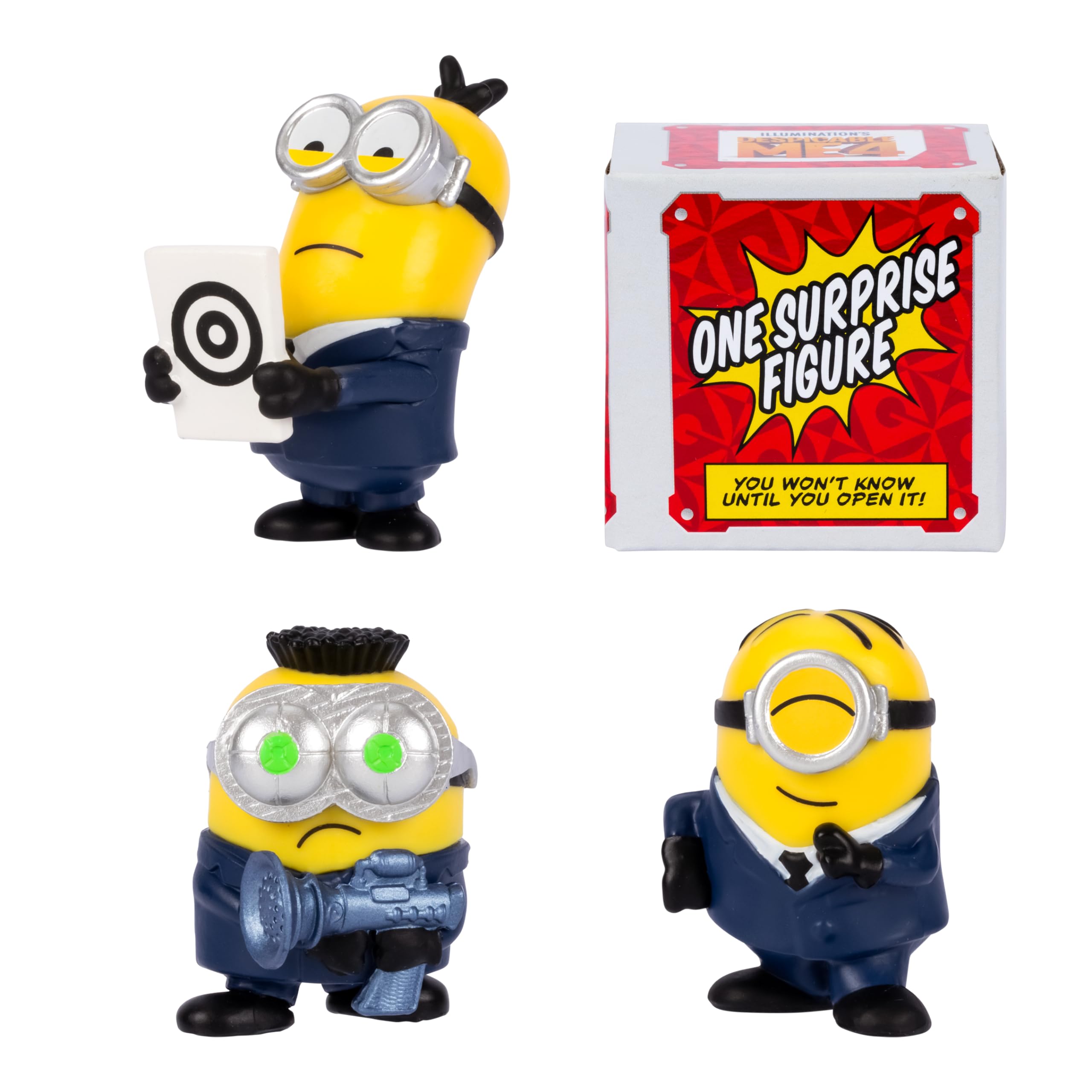 Foto 3 pulgar | Pack de Figuras Minions Despicable Me 4 con 4 Figuras - Venta Internacional