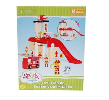 Foto 4 | Juguete de Madera para Estación de Bomberos Spark Create Imagine de 37 cm de Altura