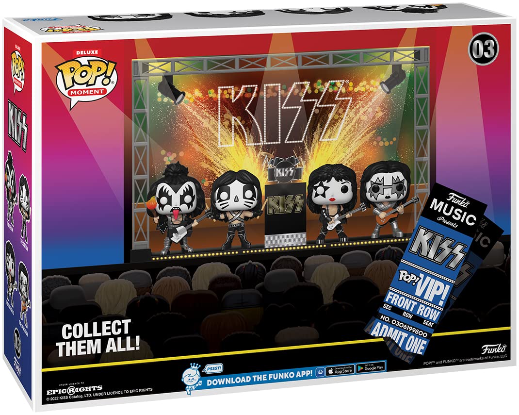 Foto 5 pulgar | Set de Figuras Funko Kiss Pop! Moments Dlx Vinyl Alive Ii 1978 - Venta Internacional
