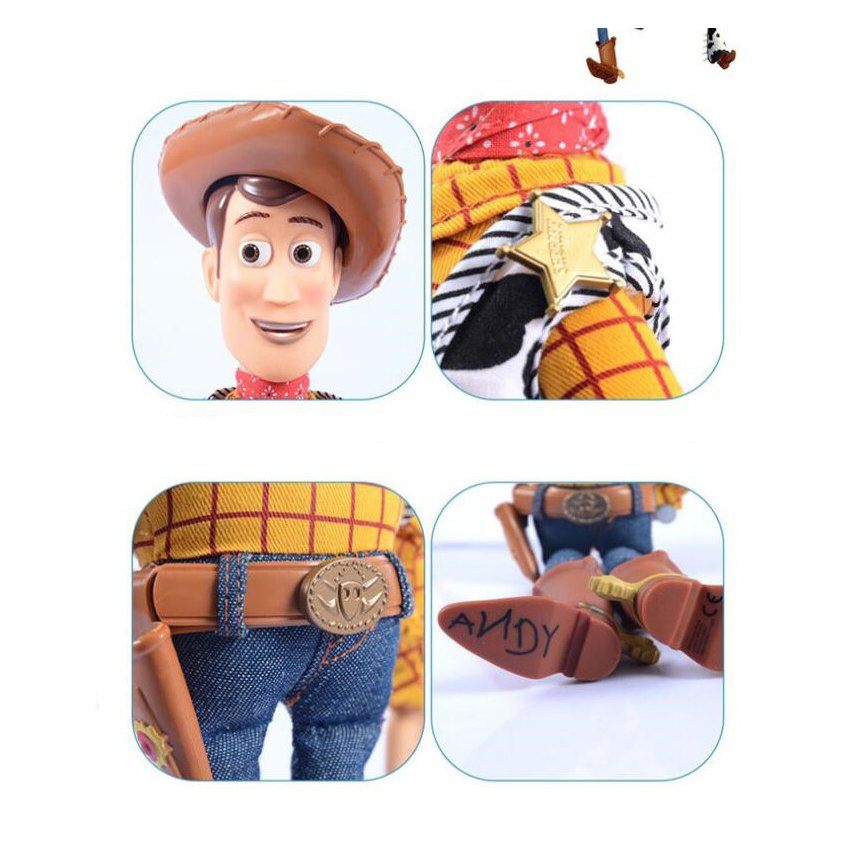 Foto 4 pulgar | Juguete de Tela Toy Story 4 Woody Y Jessie Con Sonido de 35 cm - Venta Internacional