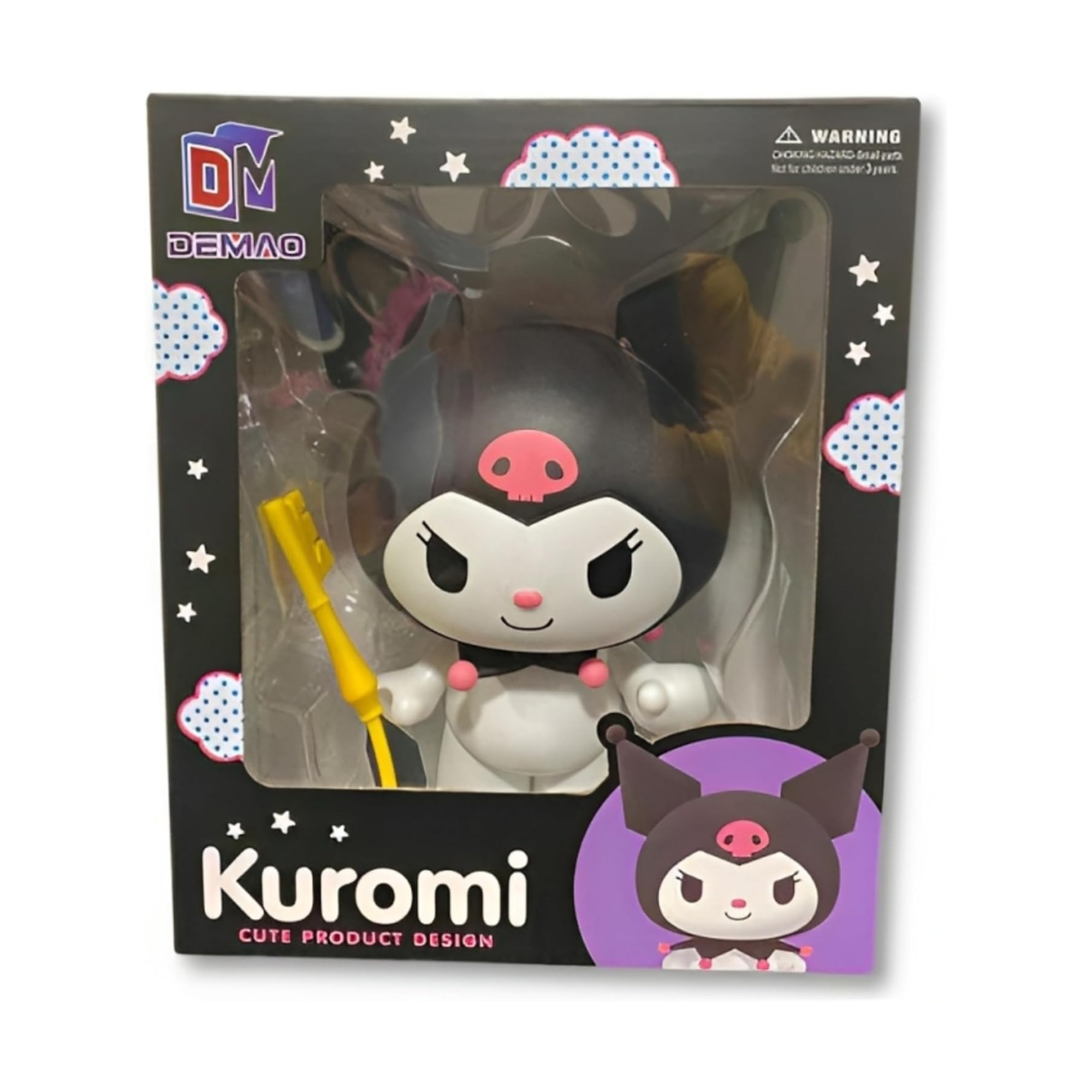 Foto 5 pulgar | Figura Kuromi Sanrio Anime Hello Kitty 22cm Grande Kawaii