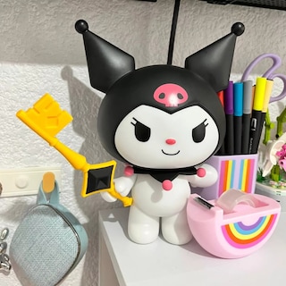 Foto 7 | Figura Kuromi Sanrio Anime Hello Kitty 22cm Grande Kawaii