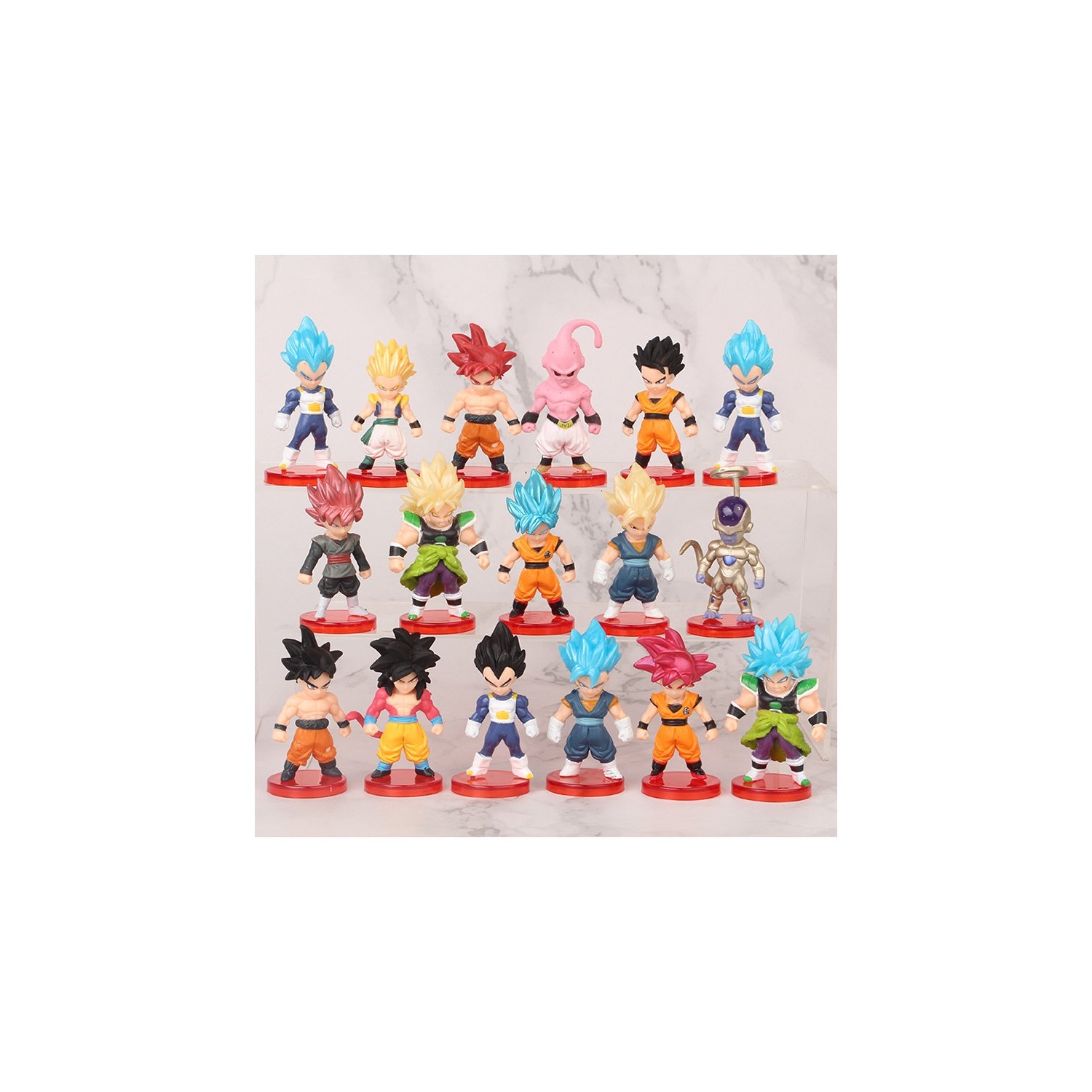 Foto 2 pulgar | Juguete Dragon Ball Super Saiyan 16 Corazones - Venta Internacional