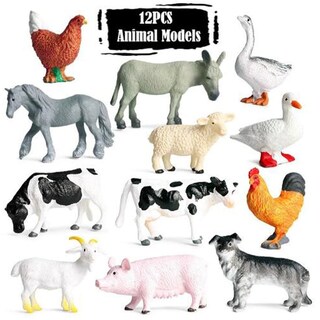 Foto 2 | Juguete Educativo Realistic Farm Wild Animals - Venta Internacional