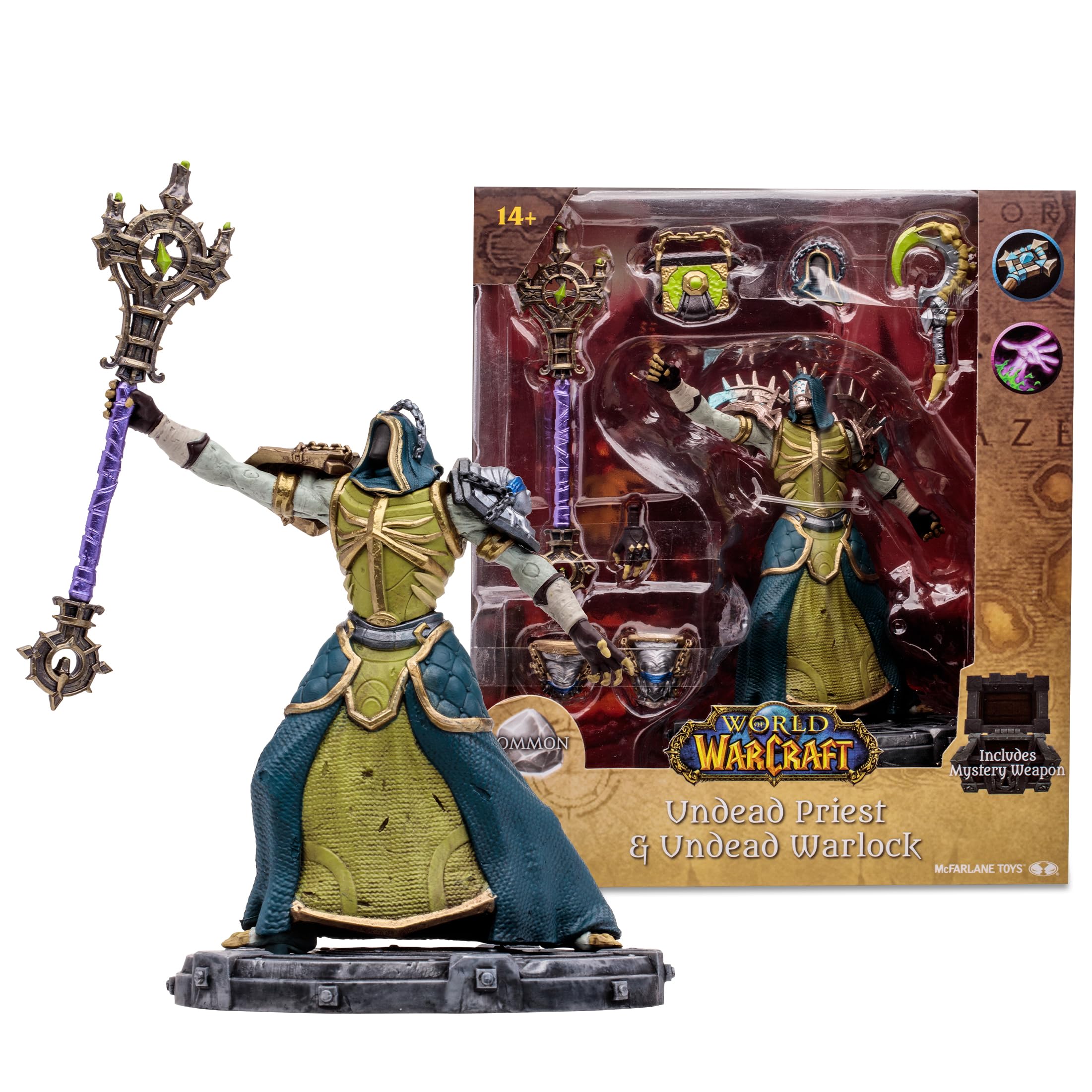 Foto 3 pulgar | Figura de Acción Mcfarlane Toys World Of Warcraft Undead 1:12 - Venta Internacional