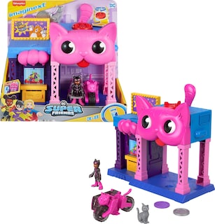 Foto 1 | Playset Fisher-price Imaginext Dc Super Friends Catwoman Durante - Venta Internacional