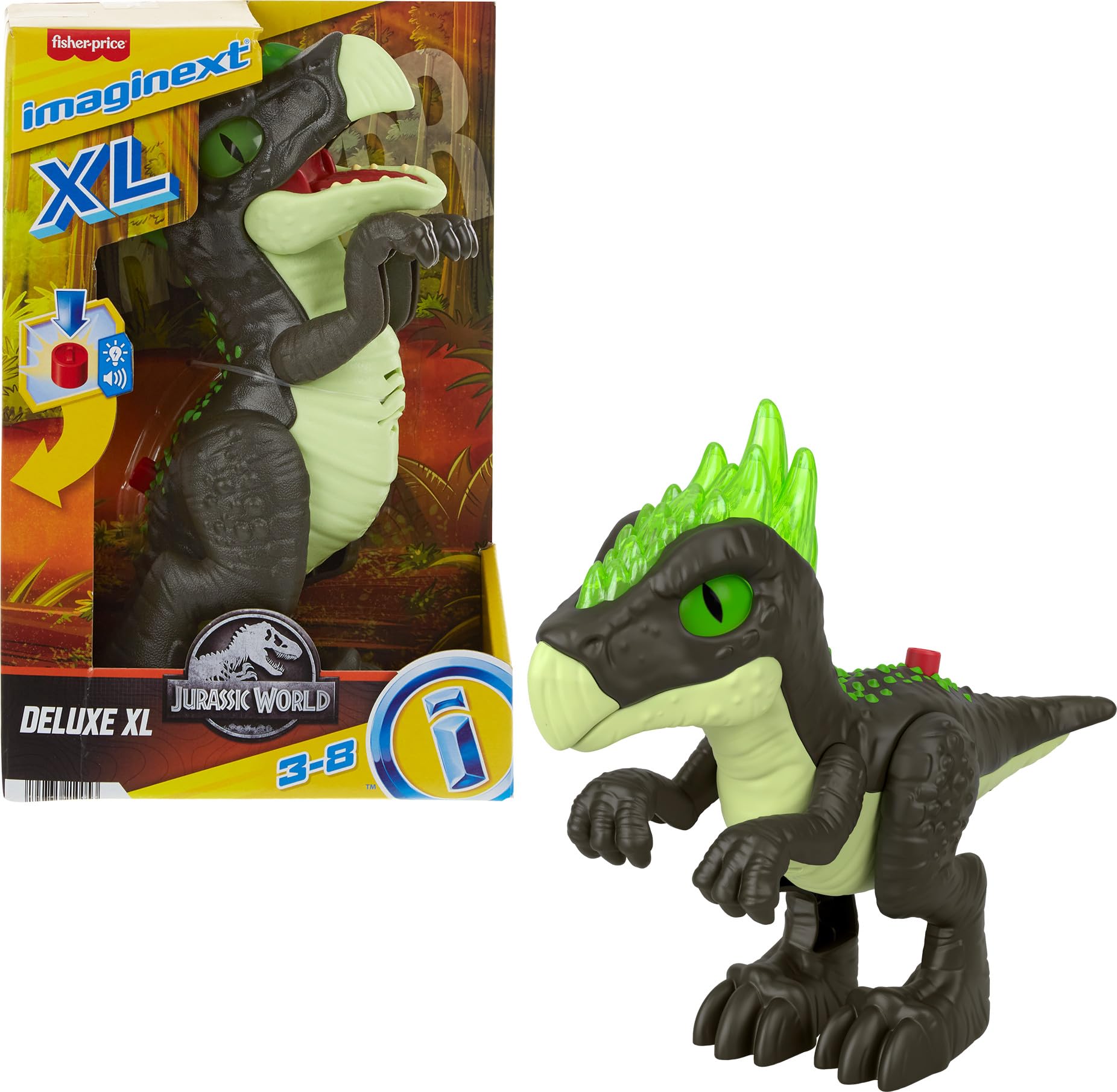 Foto 7 pulgar | Juguete de Dinosaurio Fisher-price Imaginext Jurassic World Dracorex - Venta Internacional