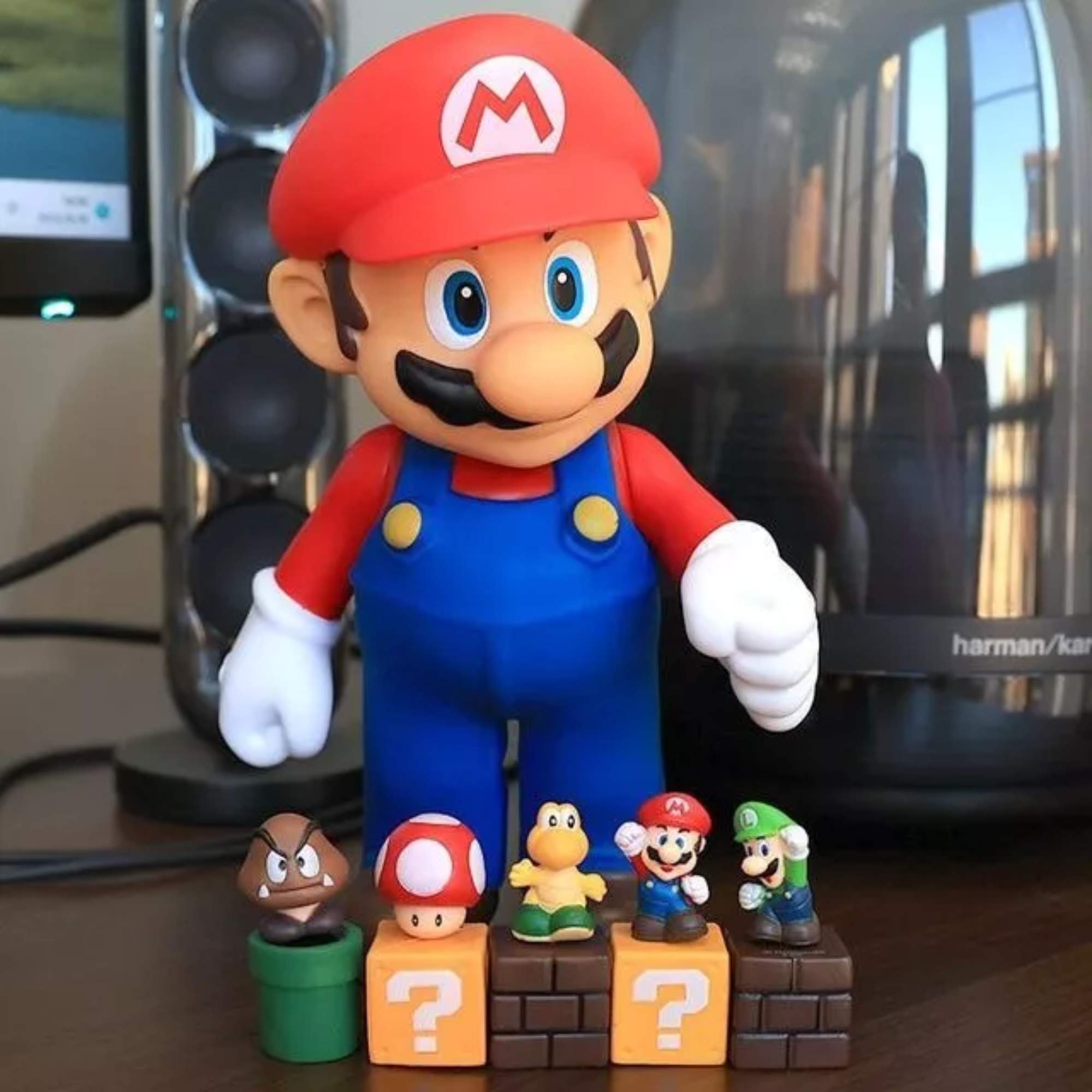 Foto 8 | Figura Super Mario Bros 22cm Muñeco De Colección Decoración