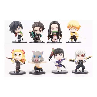 Foto 1 | Set de Figuras Demon Slayer Anime Colección 8 Piezas