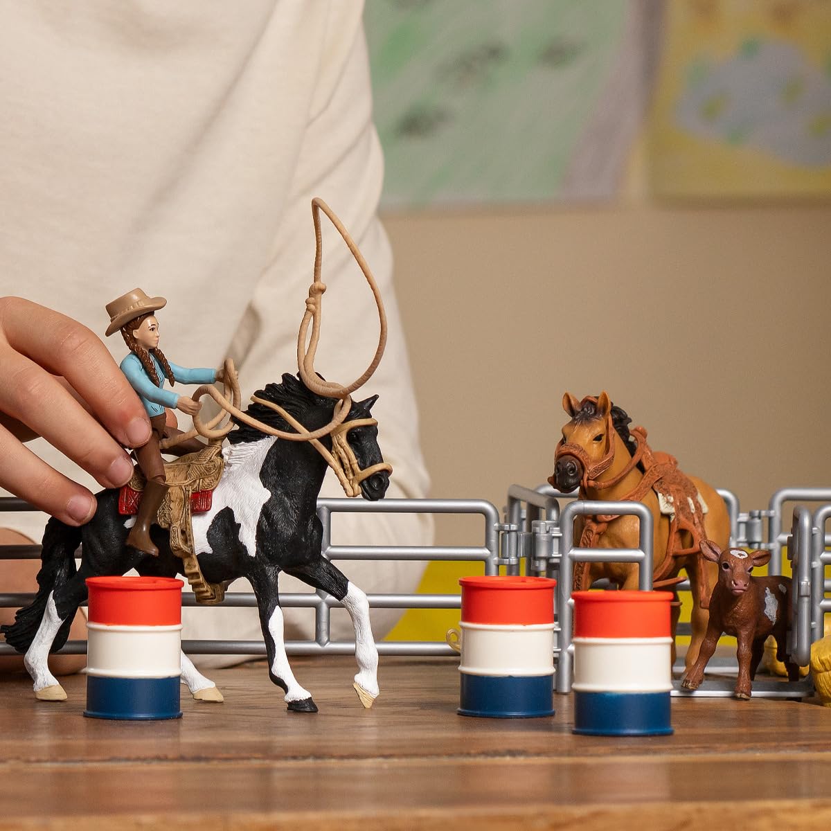 Foto 3 pulgar | Playset Schleich Rodeo Show De 42 Piezas Con Juguetes De Vaquero Y Vaquera - Venta Internacional.