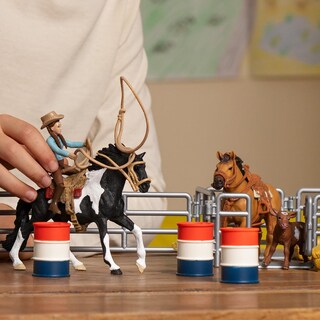 Foto 2 | Playset Schleich Rodeo Show De 42 Piezas Con Juguetes De Vaquero Y Vaquera - Venta Internacional.