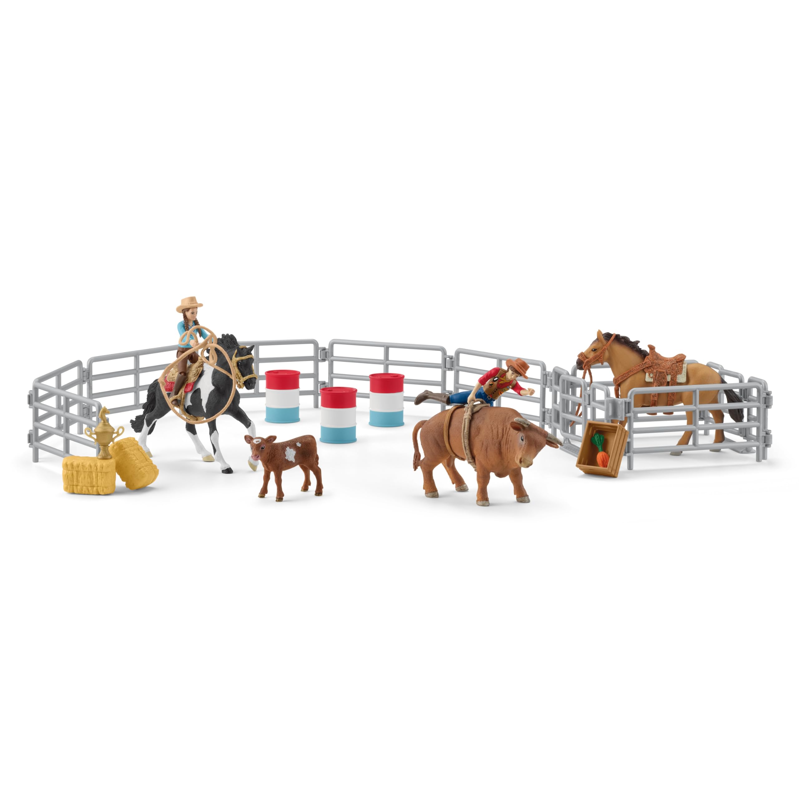 Foto 3 | Playset Schleich Rodeo Show De 42 Piezas Con Juguetes De Vaquero Y Vaquera - Venta Internacional.