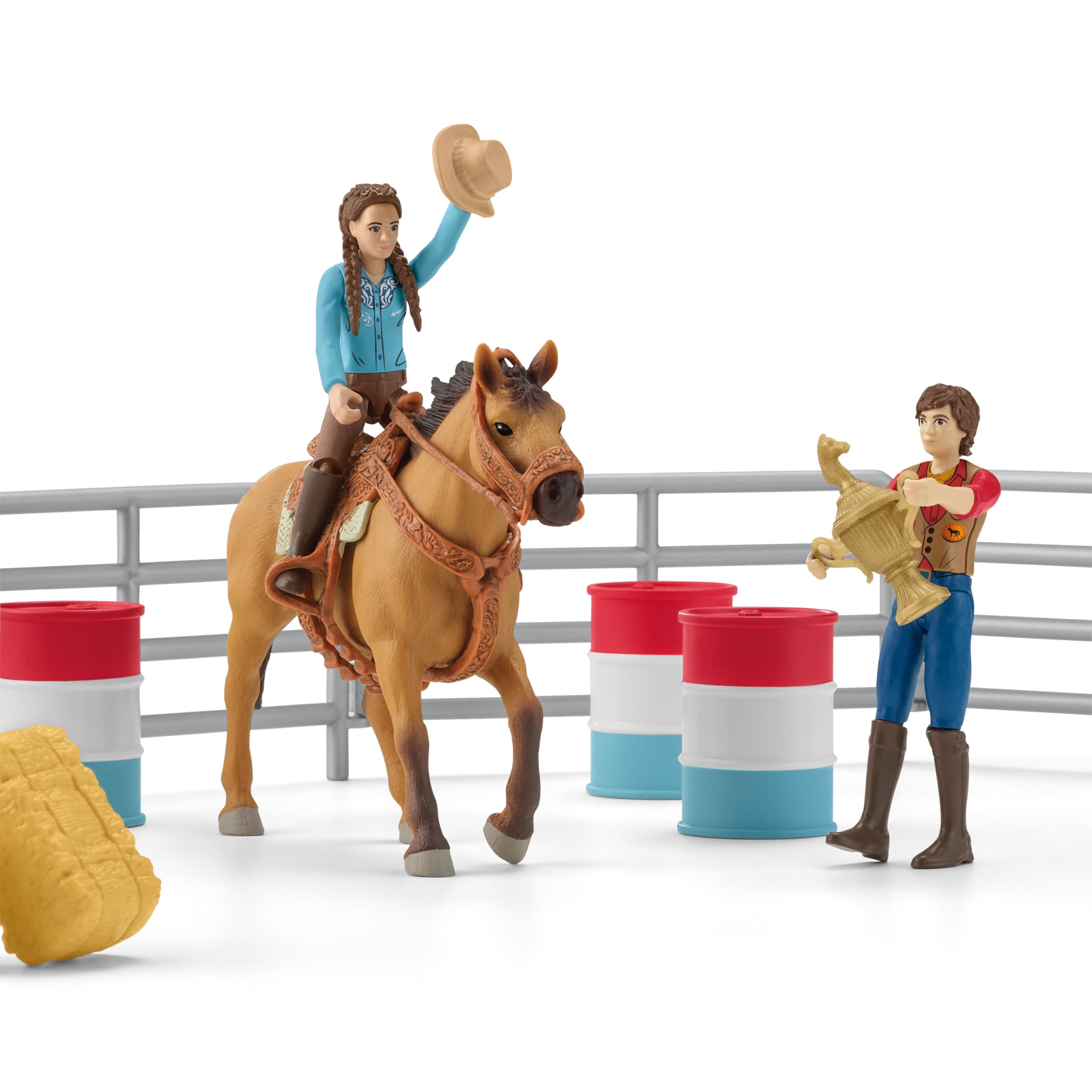 Foto 7 pulgar | Playset Schleich Rodeo Show De 42 Piezas Con Juguetes De Vaquero Y Vaquera - Venta Internacional.