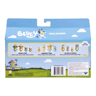 Foto 2 | Paquete De 4 Figuras Bluey Halloween Con Figuras De 2.5 Pulgadas Y Acceso. - Venta Internacional.