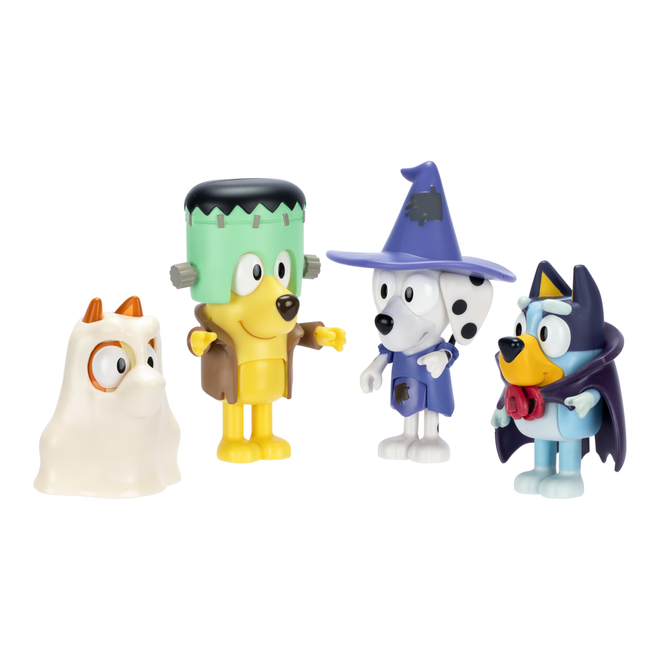 Foto 4 pulgar | Paquete De 4 Figuras Bluey Halloween Con Figuras De 2.5 Pulgadas Y Acceso. - Venta Internacional.