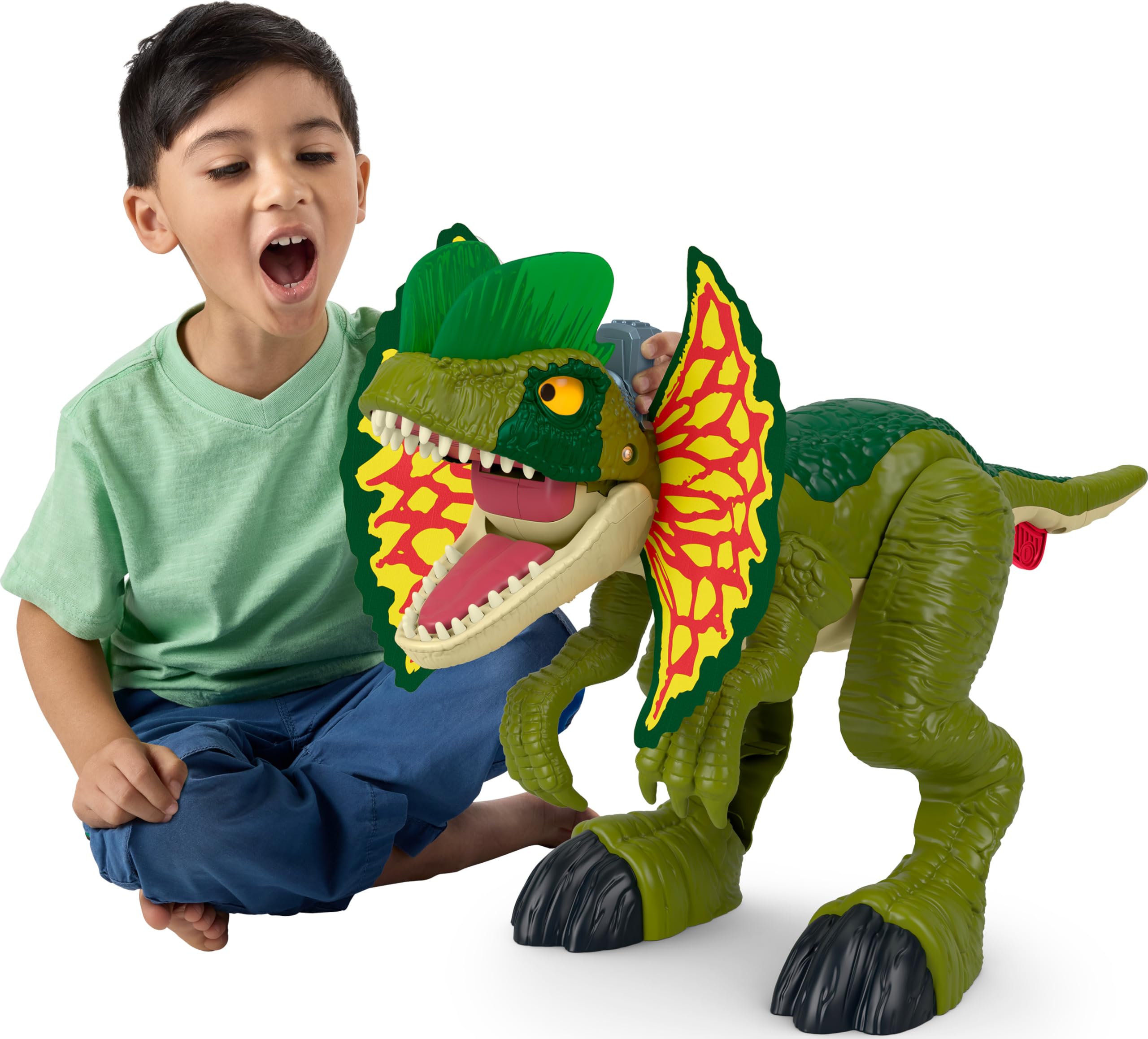 Foto 2 pulgar | Dinosaurio De Juguete Fisher-price Imaginext Jurassic World Dilophosaurus - Venta Internacional.