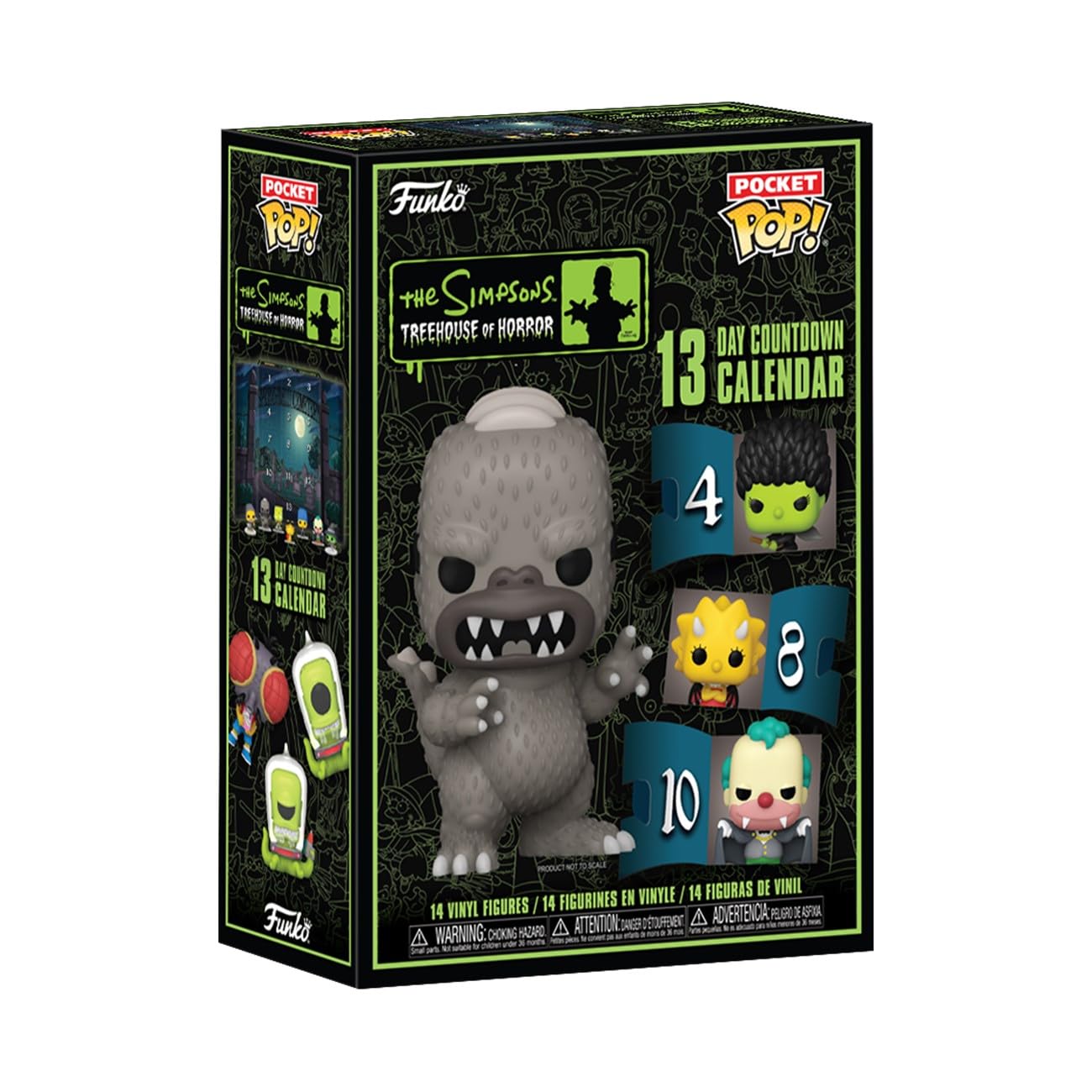 Foto 3 pulgar | Calendario de Adviento Funko The Simpsons Treehouse Of Horror - Venta Internacional