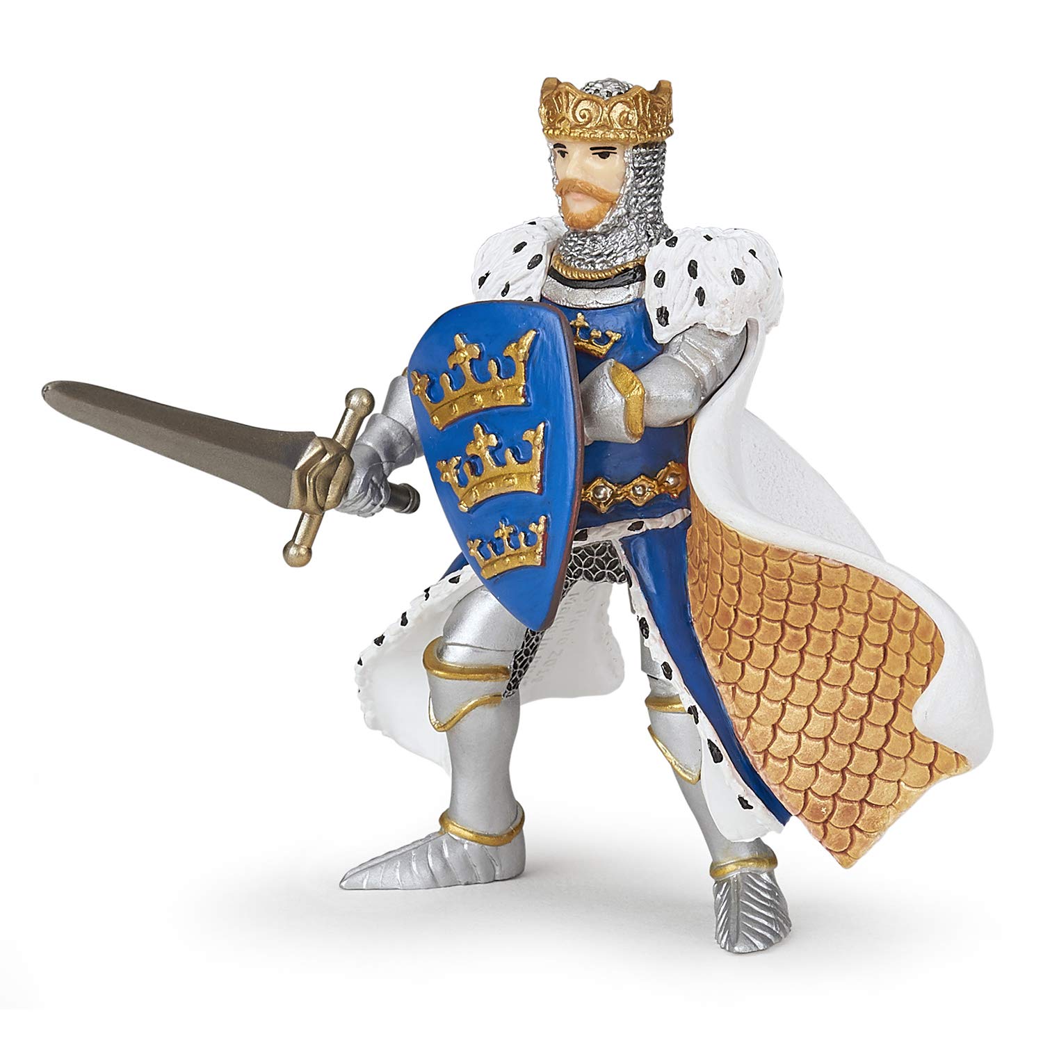 Foto 1 | La Figura De Acción Papo Blue King Arthur Estimula La Imaginación - Venta Internacional.