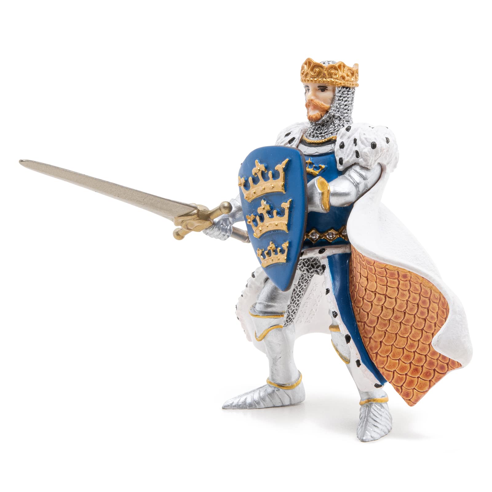 Foto 3 pulgar | La Figura De Acción Papo Blue King Arthur Estimula La Imaginación - Venta Internacional.