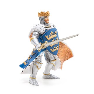 Foto 3 | La Figura De Acción Papo Blue King Arthur Estimula La Imaginación - Venta Internacional.