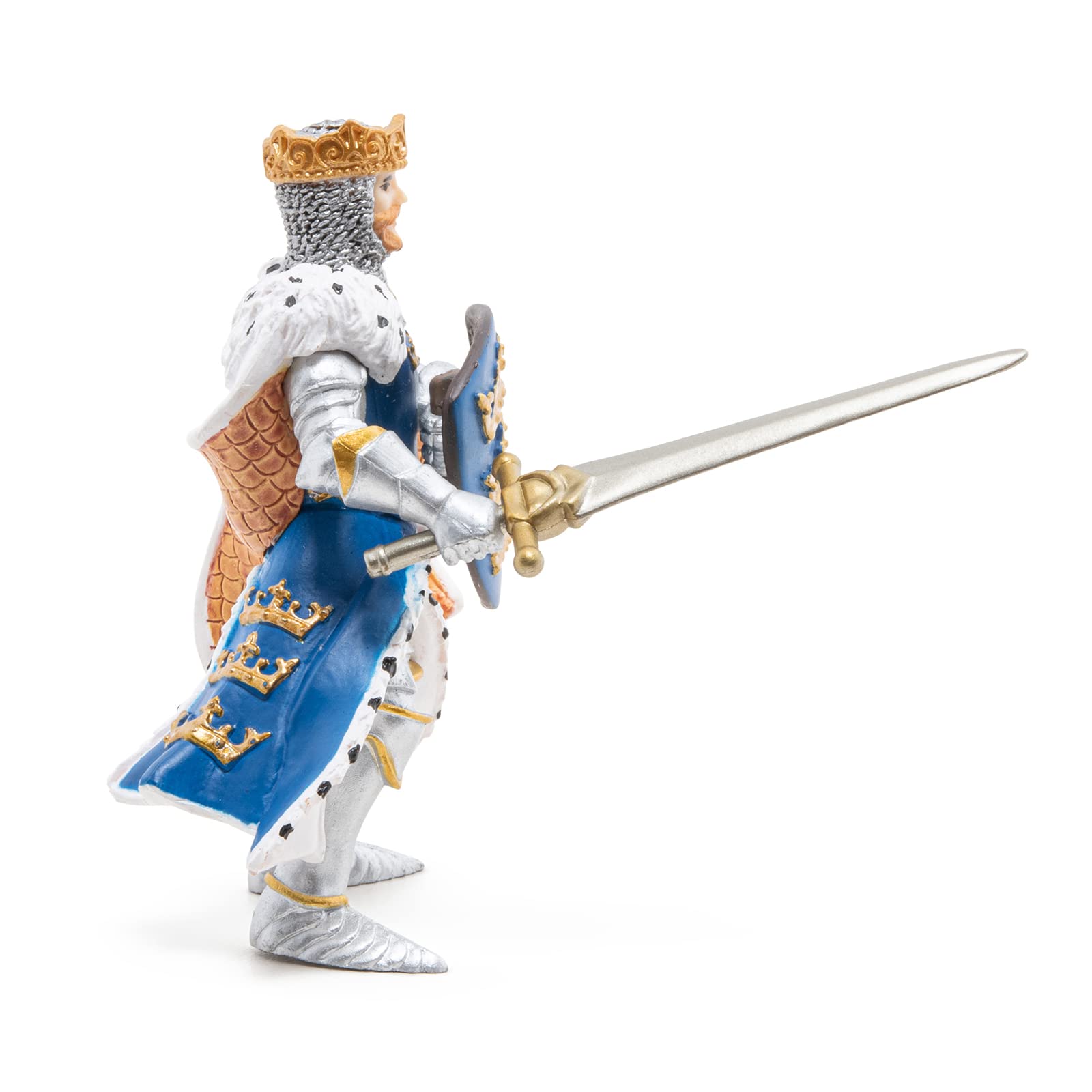 Foto 5 pulgar | La Figura De Acción Papo Blue King Arthur Estimula La Imaginación - Venta Internacional.