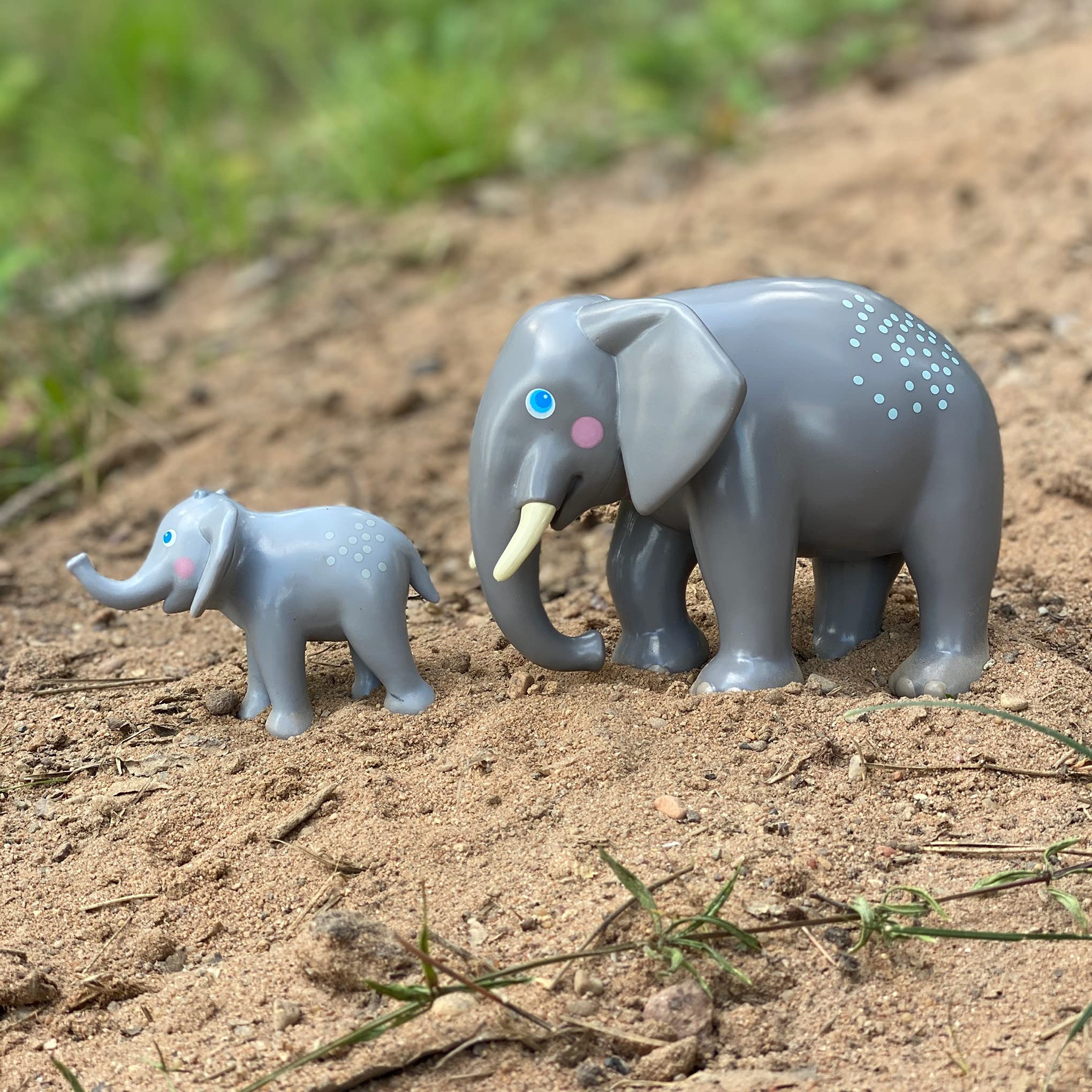 Foto 6 pulgar | Figura De Juguete Haba Little Friends Baby Elephant Zoo Animal - Venta Internacional.