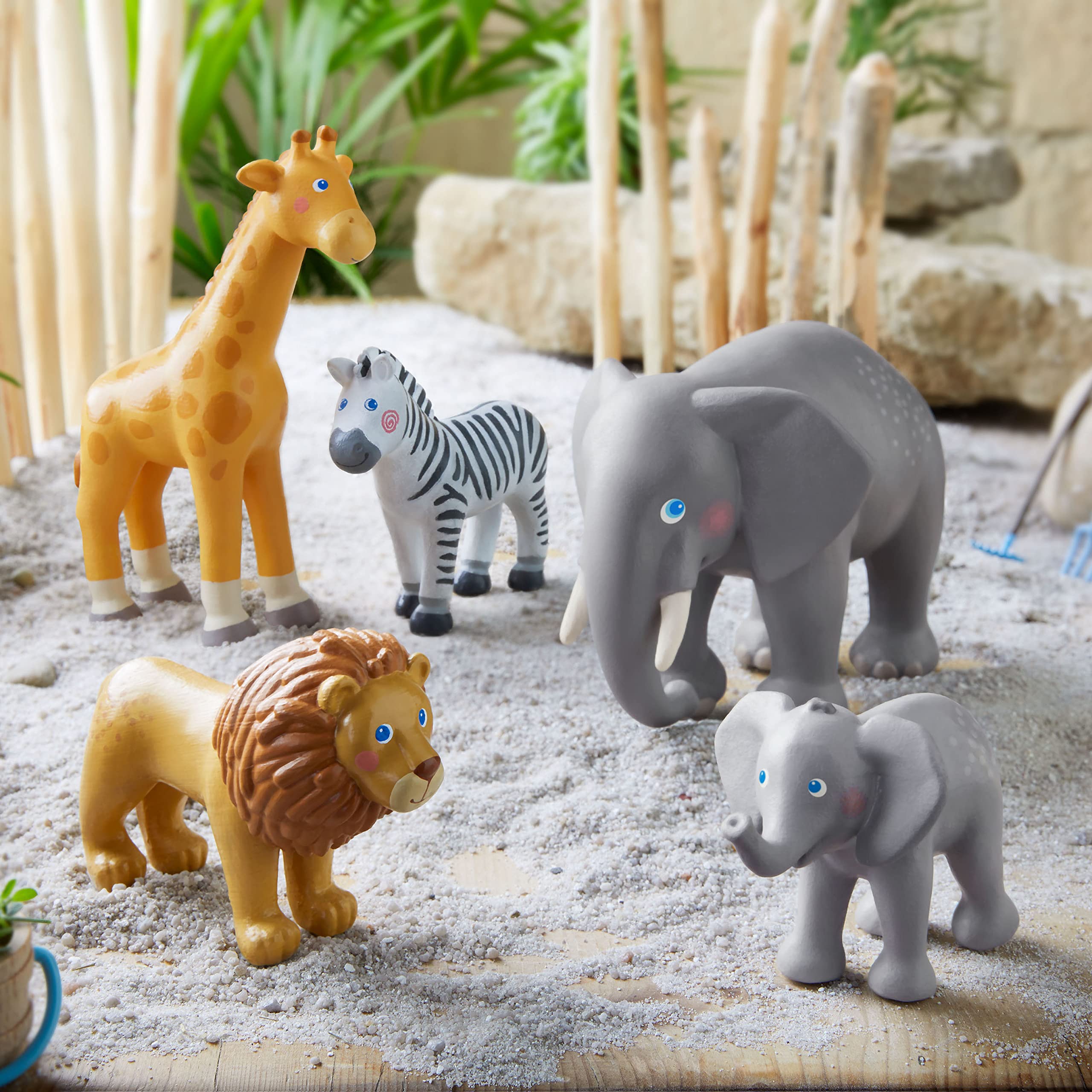 Foto 7 pulgar | Figura De Juguete Haba Little Friends Baby Elephant Zoo Animal - Venta Internacional.