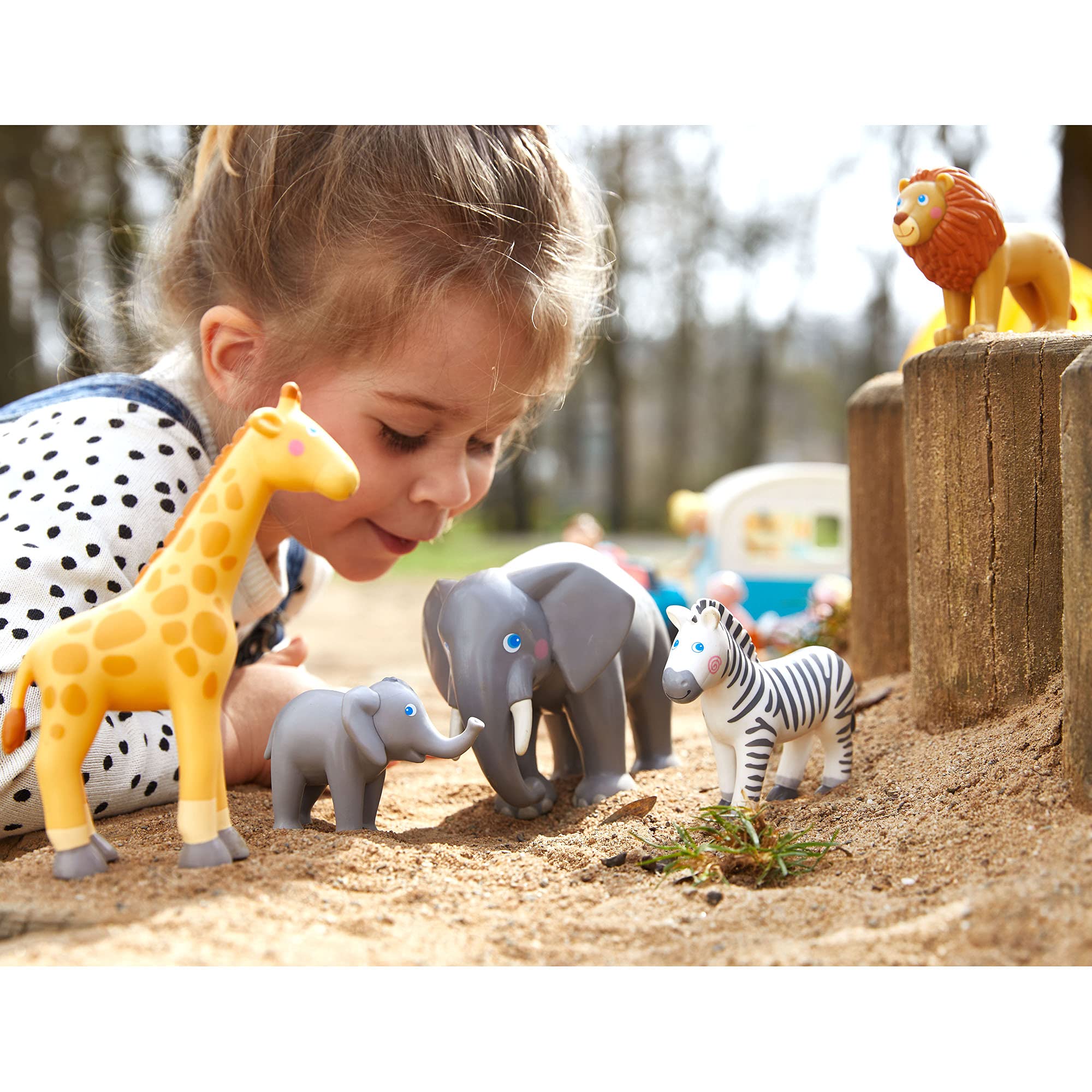 Foto 8 pulgar | Figura De Juguete Haba Little Friends Baby Elephant Zoo Animal - Venta Internacional.