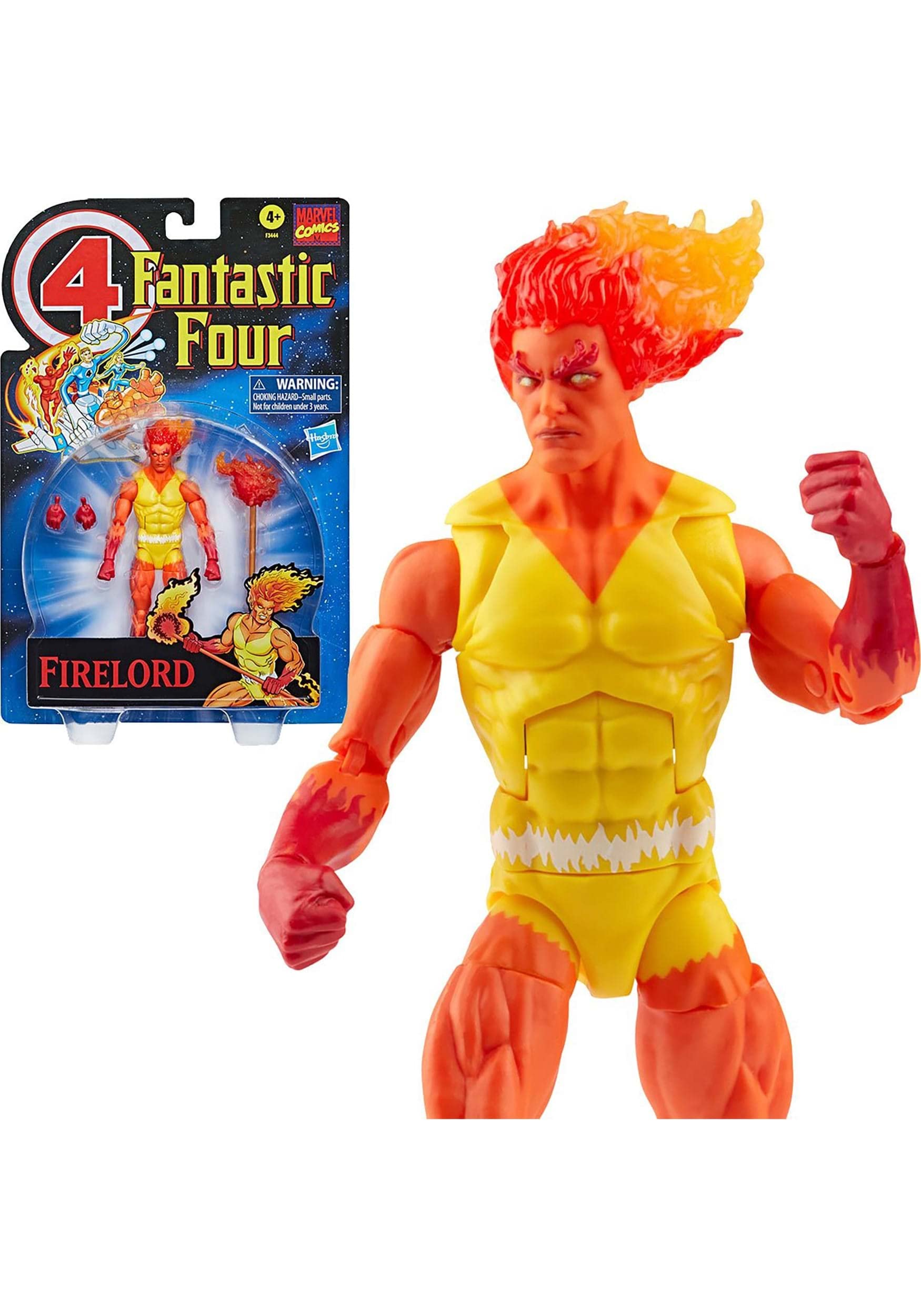 Foto 6 pulgar | Figura De Acción Hasbro Marvel Legends Series Retro 15 Cm Firelord - Venta Internacional.