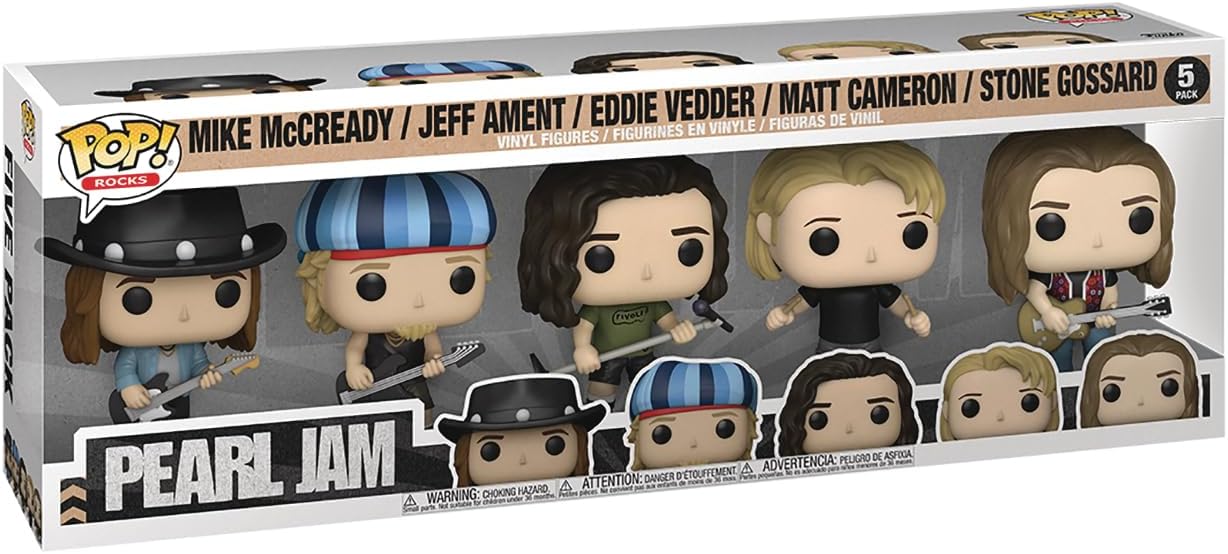 Foto 2 pulgar | Funko Pop! Rocks: Pearl Jam, 5pk, Figura De Vinilo Coleccionable, Idea De Regalo, Mercancia Oficial