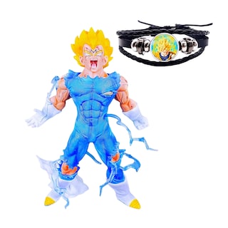 Foto 1 | Figura Majin Vegeta Dragon Ball Z 27cm - 2 Cabeza Y Brazalete Azul