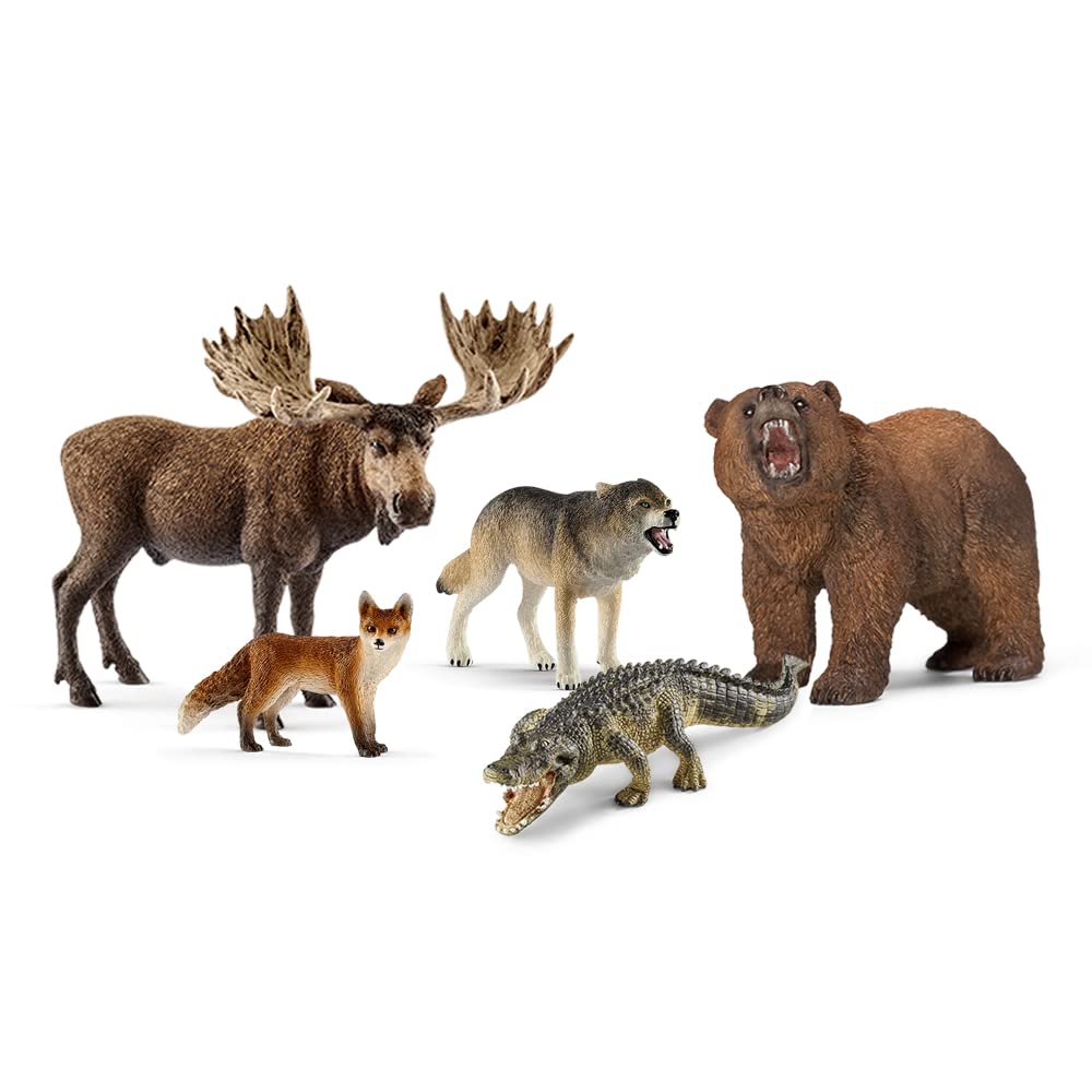 Foto 2 pulgar | Animal Toys Schleich Wild Life North American Woodland Kids - Venta Internacional.