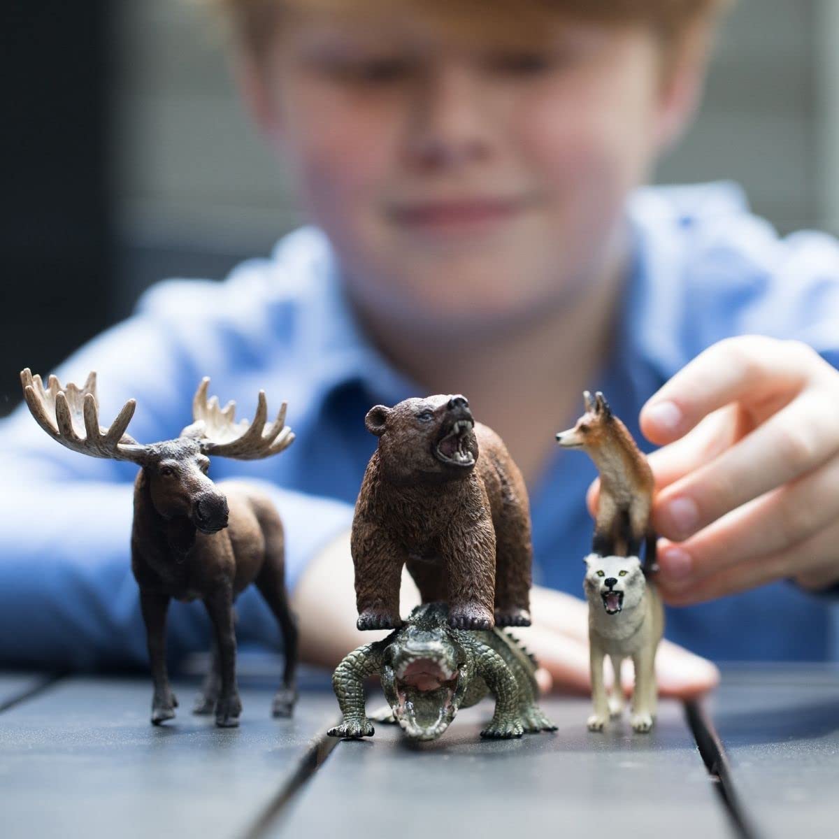 Foto 3 pulgar | Animal Toys Schleich Wild Life North American Woodland Kids - Venta Internacional.