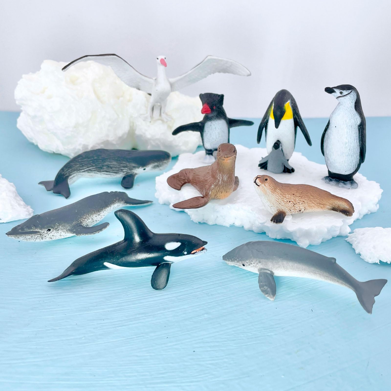 Foto 7 pulgar | Set De Figuritas De Juguete Safari Ltd. Antarctica Toob Penguins De 3 Años O Más - Venta Internacional.