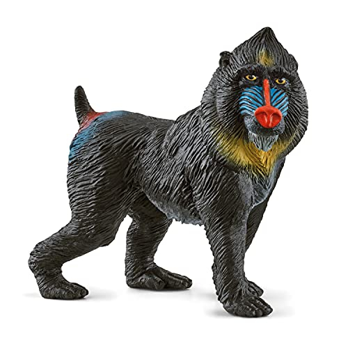 Toy Schleich Mandrill Wild Life Para Niños De 3 A 8 Años - Venta Internacional.