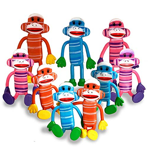 Foto 2 pulgar | Calcetines Plegables Toy Artcreativity Con Forma De Mono, 10 Cm, Juego De 12 - Venta Internacional.