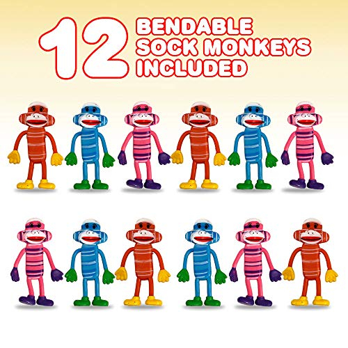 Foto 3 pulgar | Calcetines Plegables Toy Artcreativity Con Forma De Mono, 10 Cm, Juego De 12 - Venta Internacional.