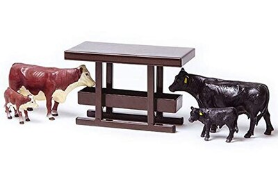 Foto 5 | Toy Little Buster Toys Angus Calf Realistic Black Angus 1/16 - Venta Internacional.