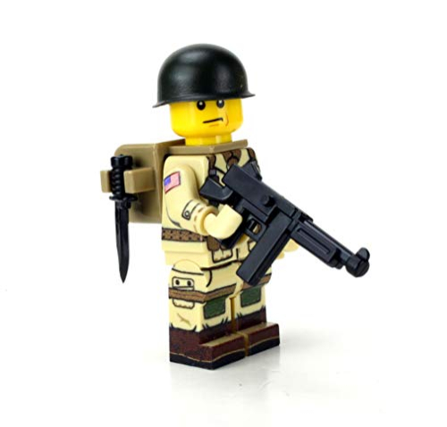 Foto 3 pulgar | Minifigura Battle Brick, Paracaidista Aerotransportado Del Ejército De Los Estados Unidos Durante La - Venta Interna