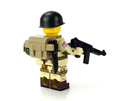 Foto 4 pulgar | Minifigura Battle Brick, Paracaidista Aerotransportado Del Ejército De Los Estados Unidos Durante La - Venta Interna
