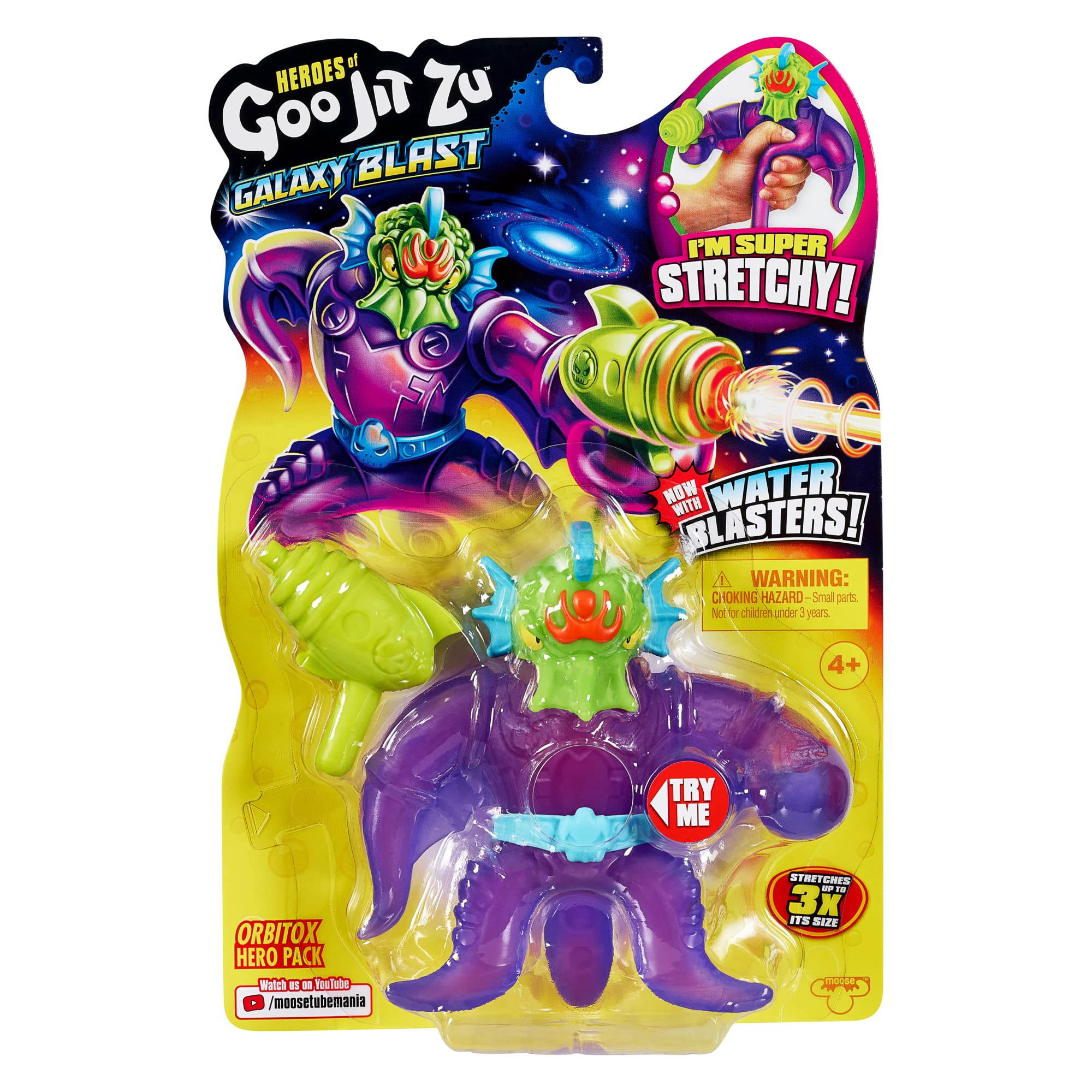 Foto 3 pulgar | Figura De Acción Heroes Of Goo Jit Zu Galaxy Blast Orbitox - Venta Internacional.